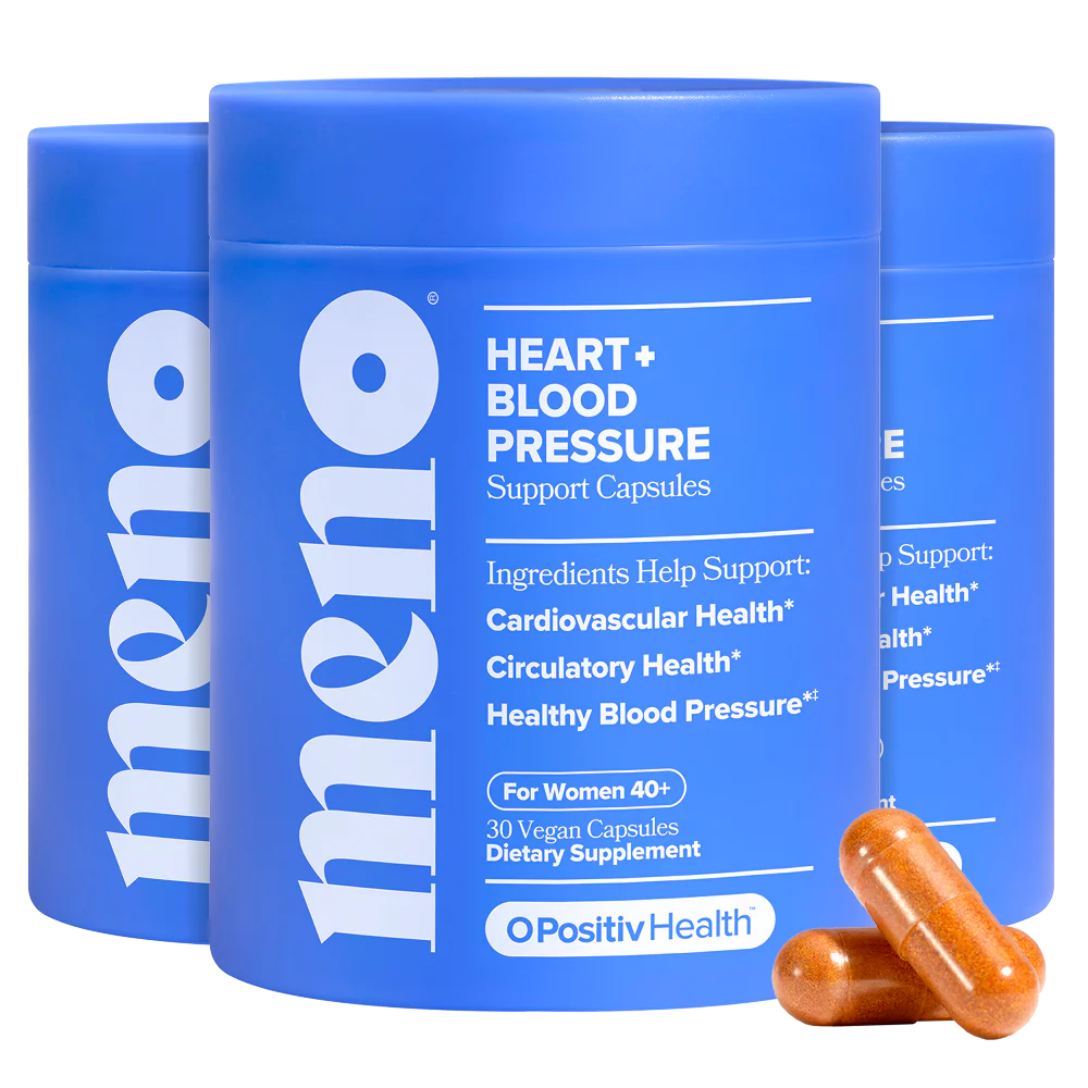 MENO - Heart Health & Blood Pressure Support Capsule Bundle