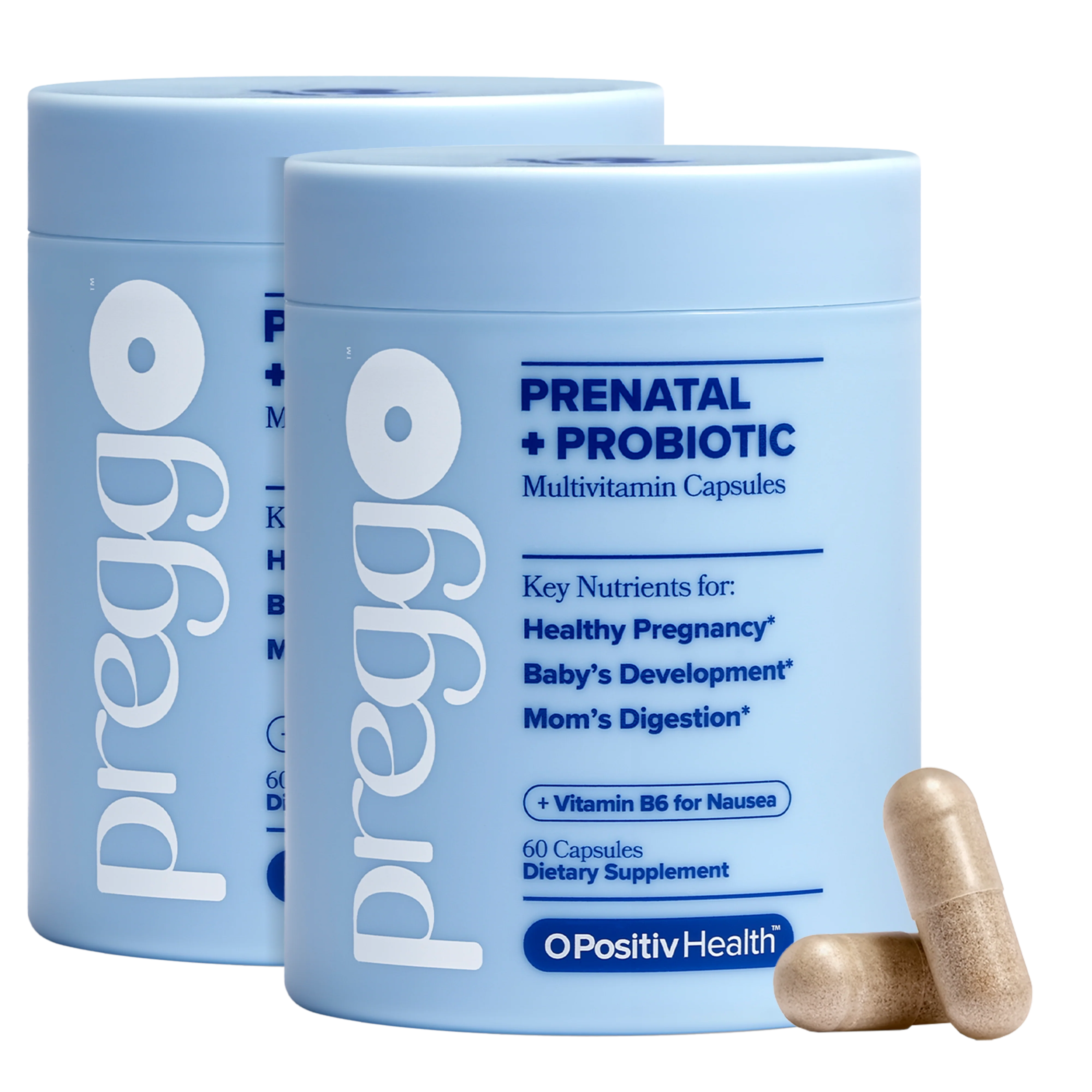 PREGGO - Probiotic Capsule - 2 Bottle