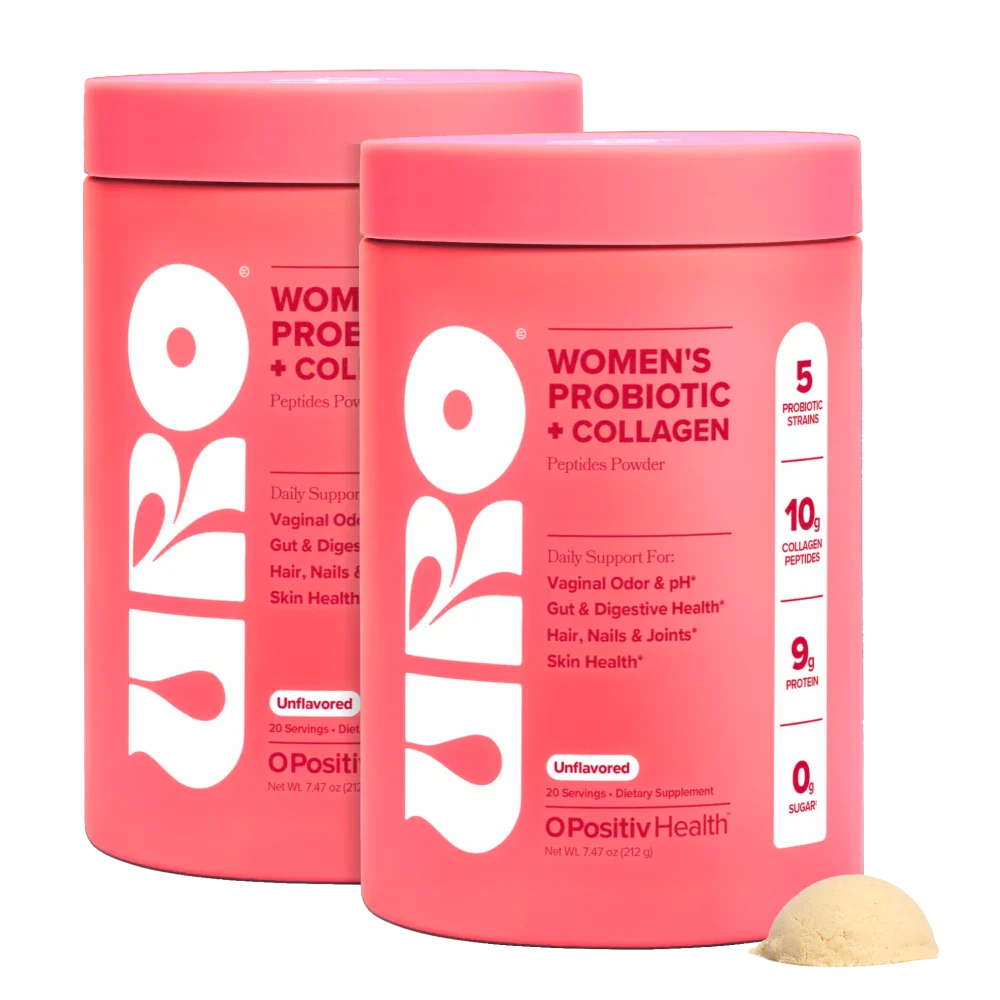 URO - Daily Women’s Probiotic + Collagen - 2 Bottle