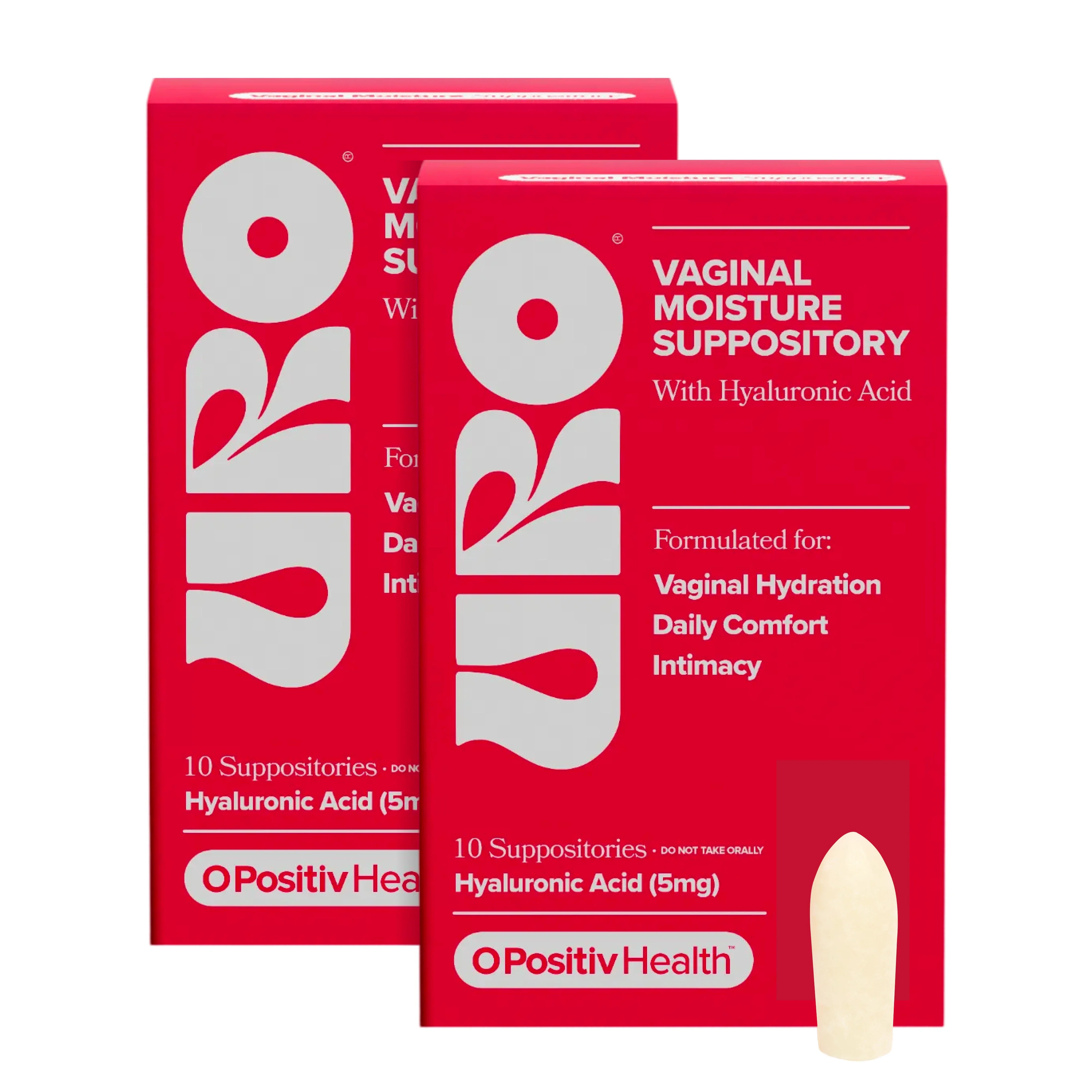 URO - Vaginal Moisture Suppository - 2 Box Subscription