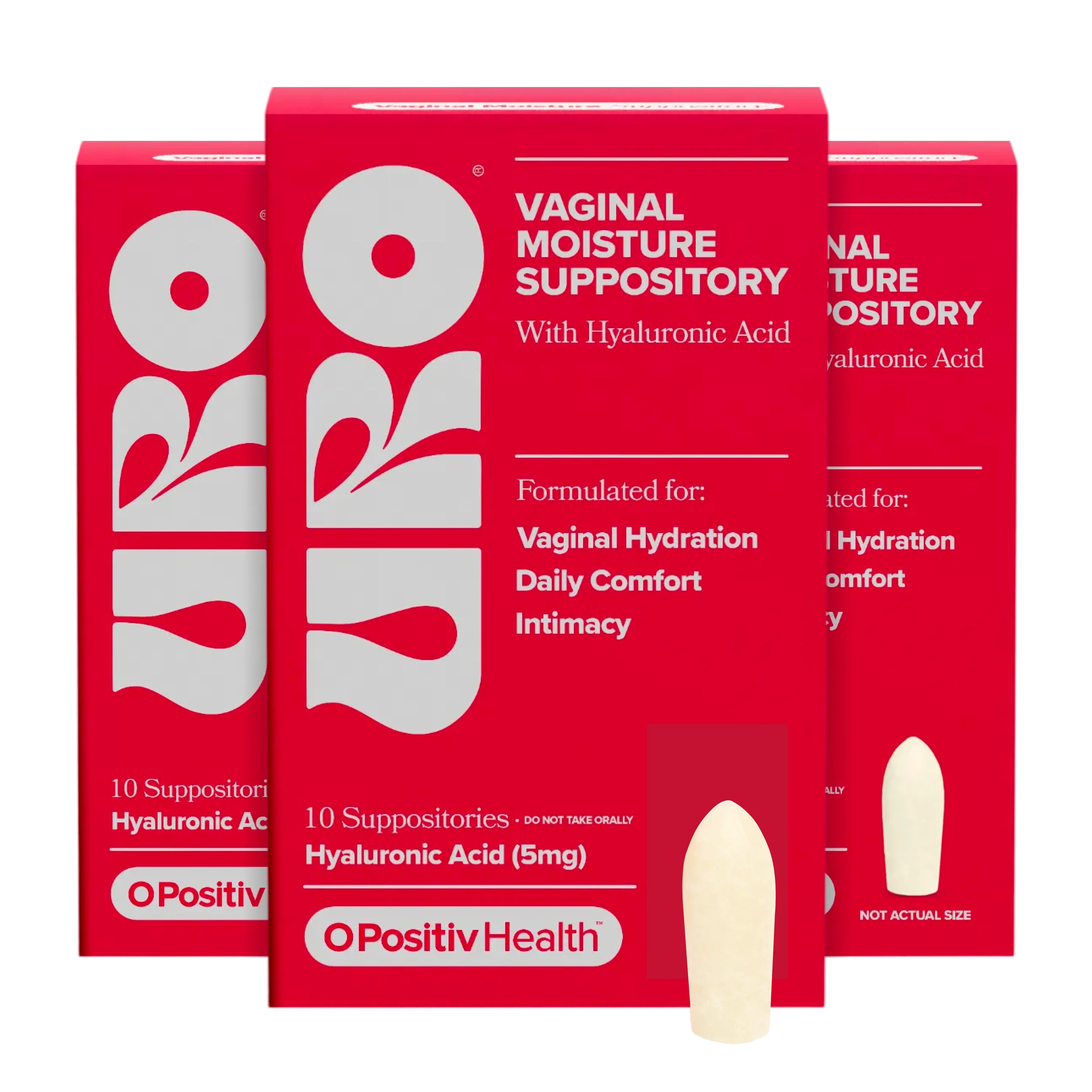 URO - Vaginal Moisture Suppository Bundle